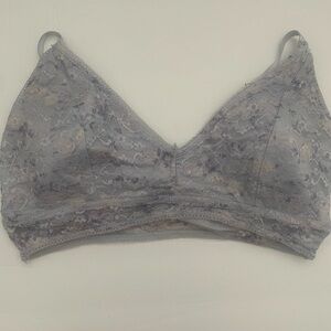 Medium Jessica Simpson Purple Floral Lace Bralette Intimates